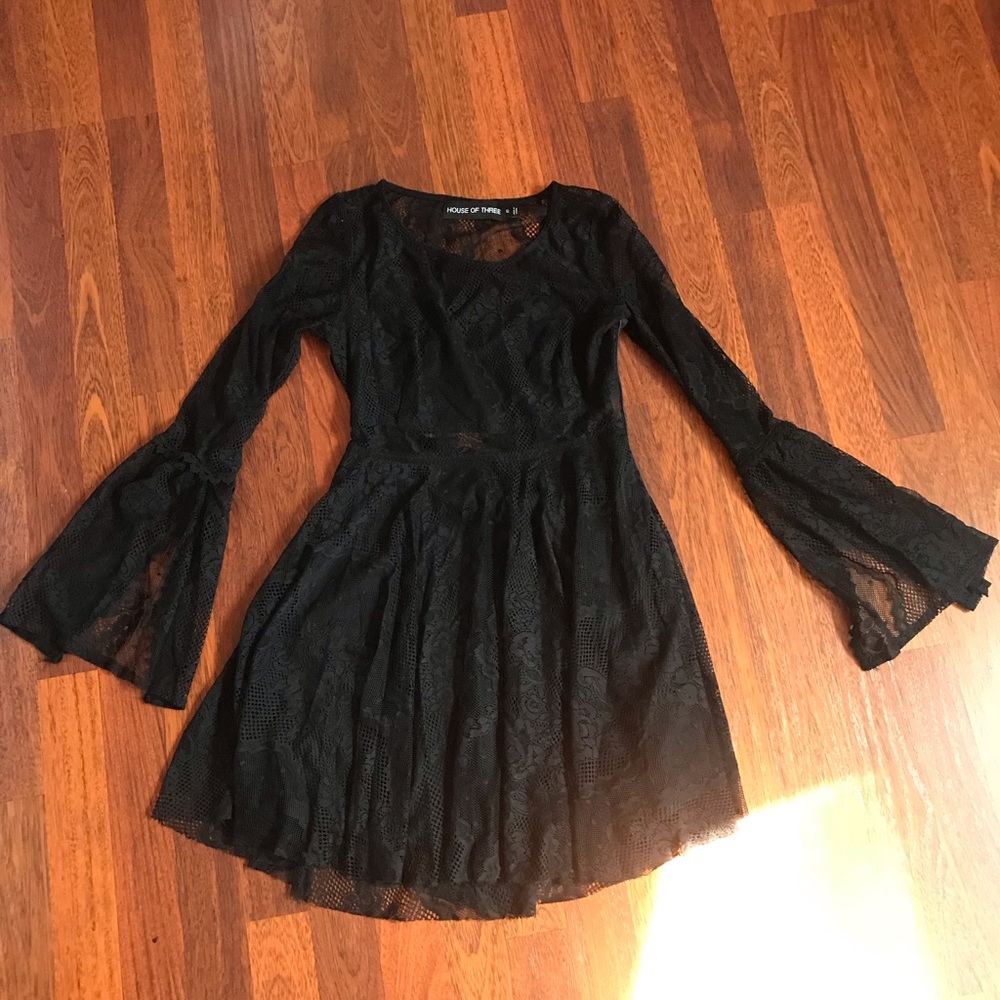 Lacey black dress